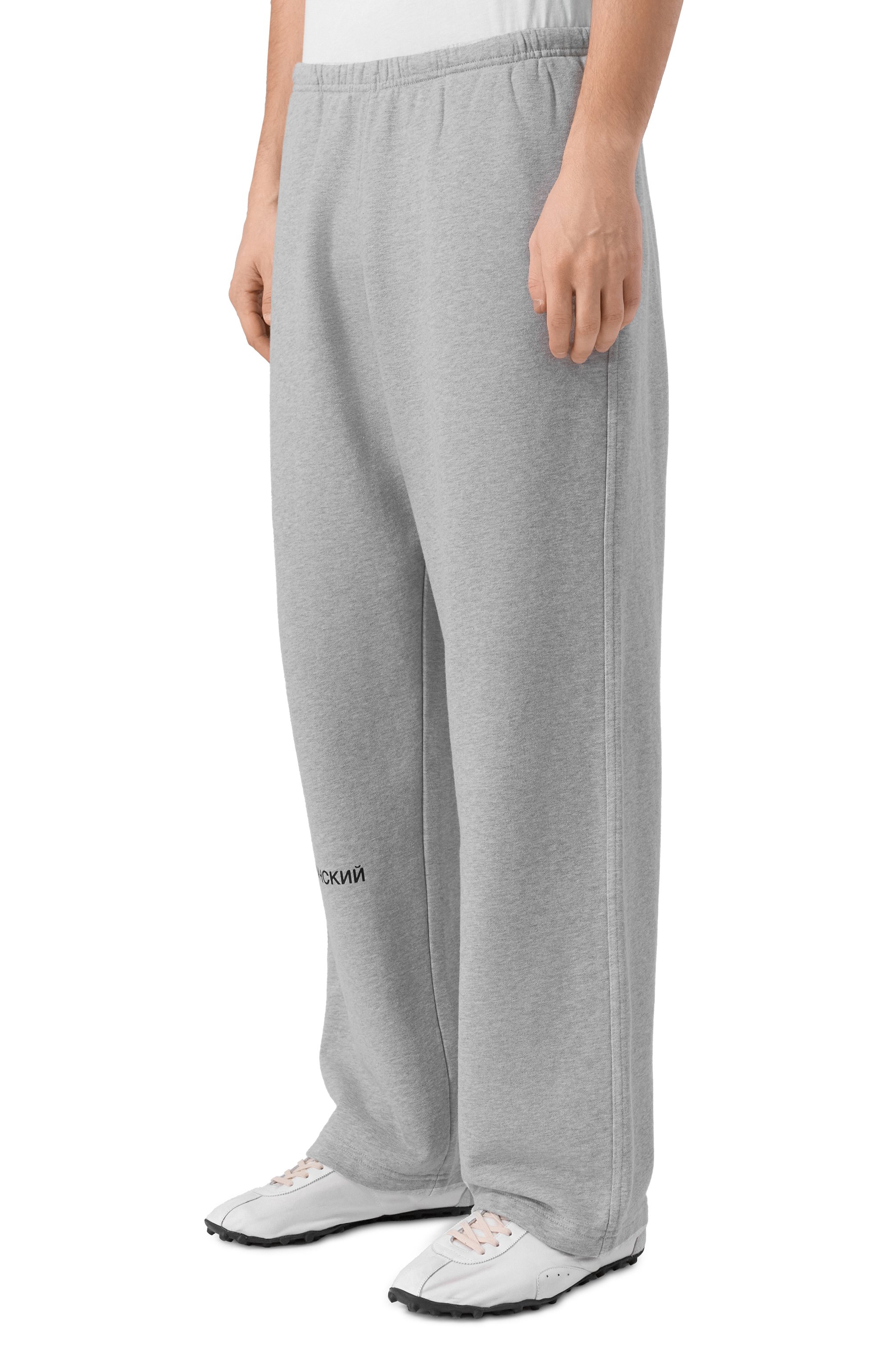 Хлопковые брюки ГОША РУБЧИНС КИЙ, арт. SWP_0301_GREY_MELANGE, фото 3