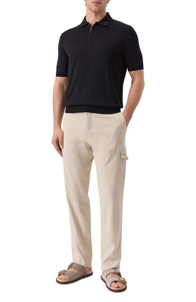 Замшевые шлепанцы BRUNELLO CUCINELLI, арт. MZUS0LY235, фото 2