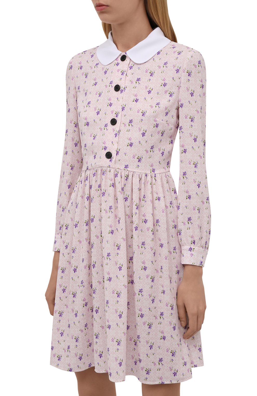 Платье из вискозы MIU MIU, арт. MF4435-1Z72-F0442, фото 3