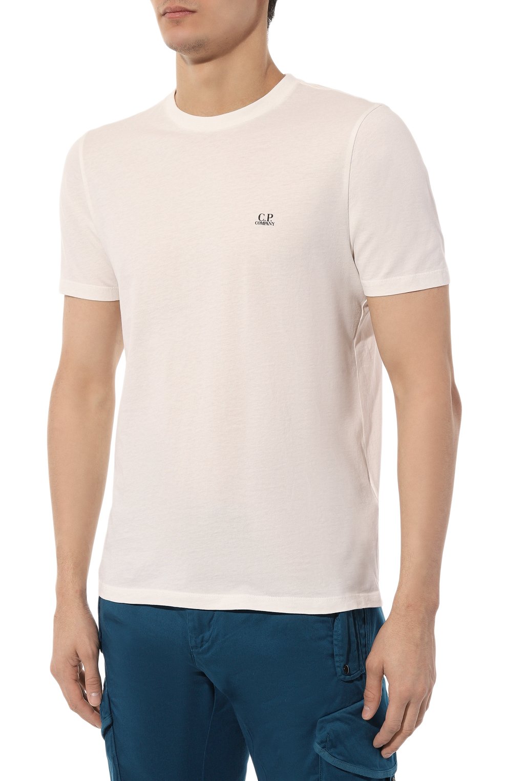 Хлопковая футболка C.P. COMPANY, арт. 16CMTS044A005100W, фото 3