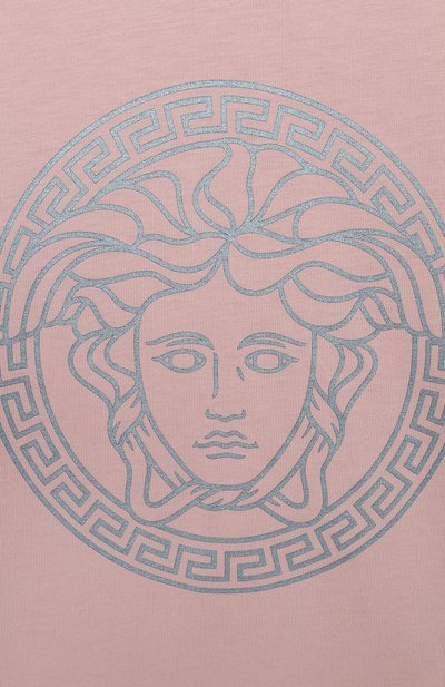 Хлопковая футболка VERSACE, арт. 1000239/1A11718/4-6, фото 3