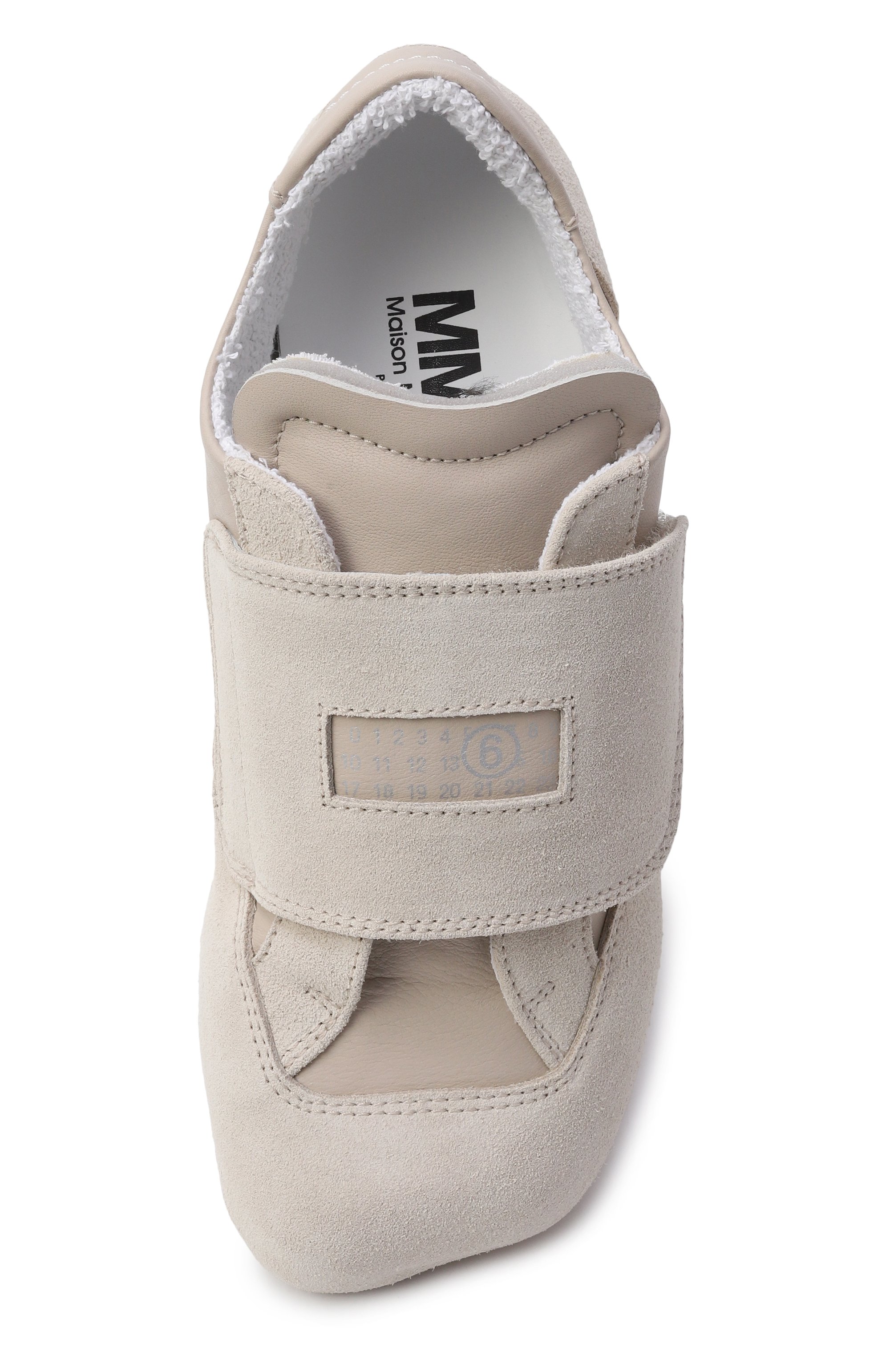 Кожаные кеды MM6, арт. 82408/VAR2, фото 4