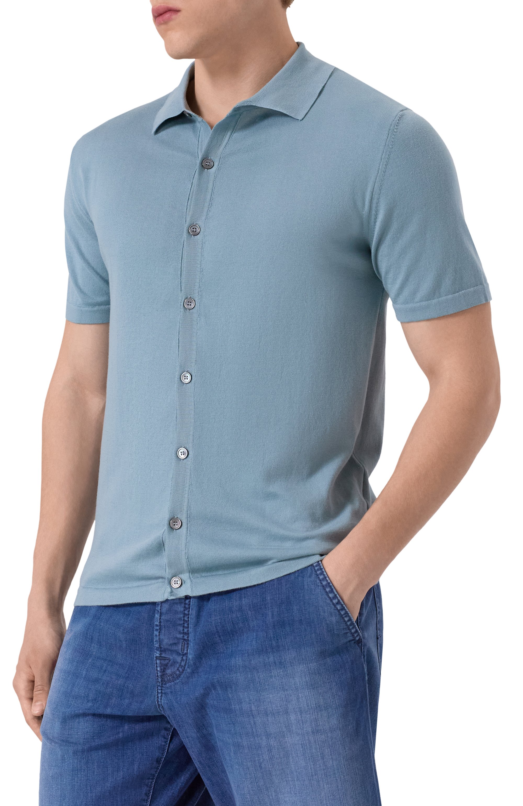 Хлопковая рубашка DANIELE FIESOLI, арт. DF2111, фото 3