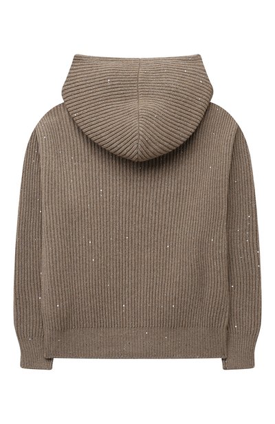 Толстовка из кашемира и шерсти BRUNELLO CUCINELLI, арт. BBMM75406B, фото 2