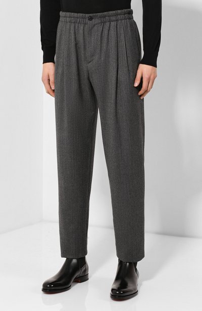 Шерстяные брюки GIORGIO ARMANI, арт. 9SGPP05M/T018Z, фото 3