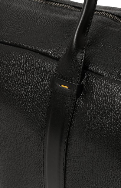 Кожаная дорожная сумка DOUCAL'S черного цвета по цене 69500 руб., арт. DB0004--04UF9720N00, фото 3 Кожаная дорожная сумка DOUCAL'S, арт. DB0004--04UF9720N00, фото 3