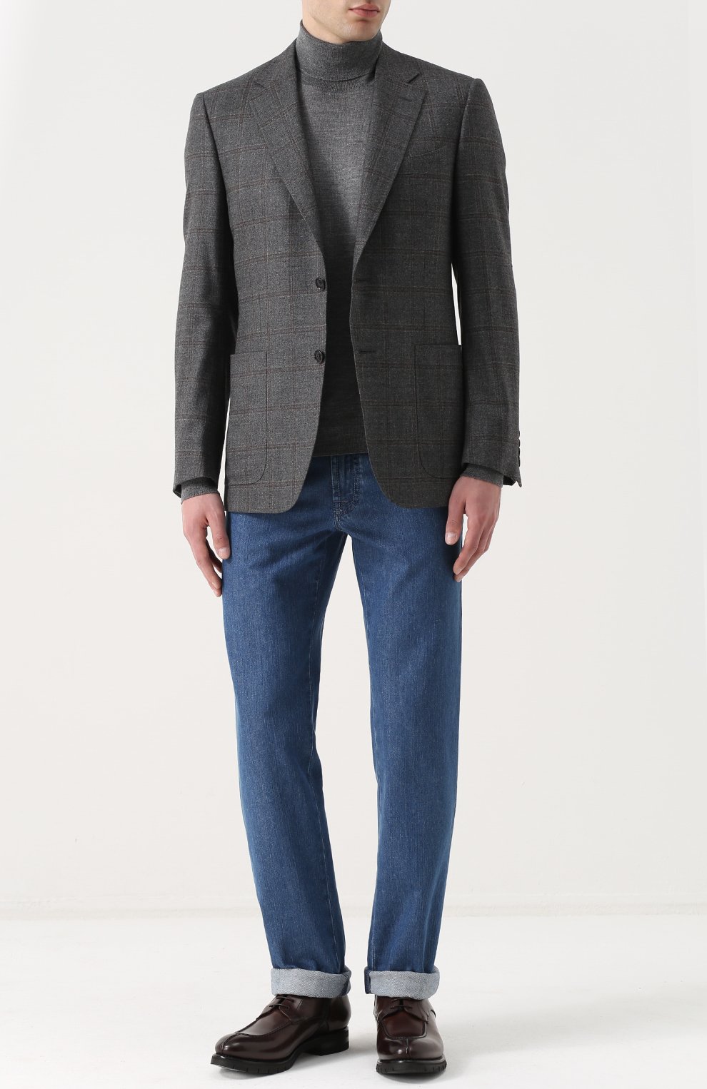 Джинсы свободного кроя BRIONI, арт. SPL2/PZD02/STELVI0, фото 2