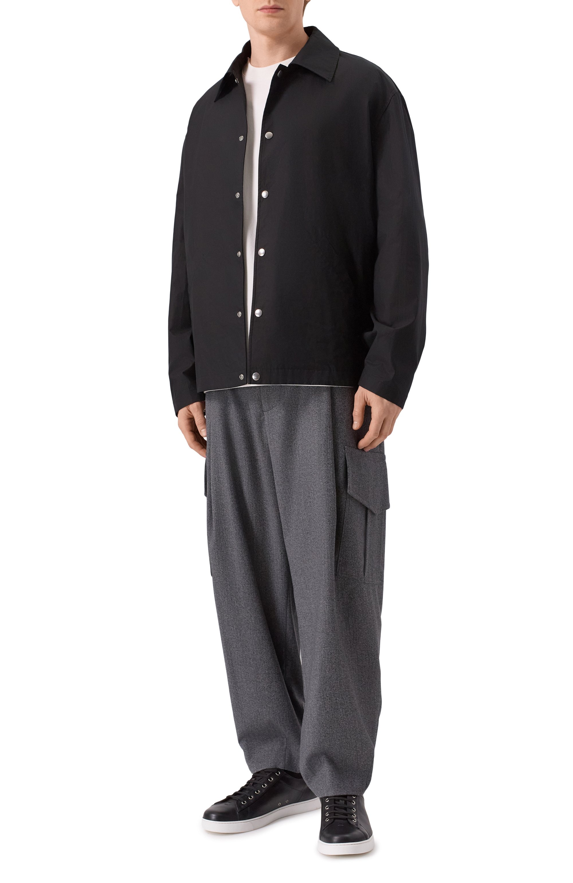 Шерстяные брюки-карго GIORGIO ARMANI, арт. GM002252/TE17877, фото 2