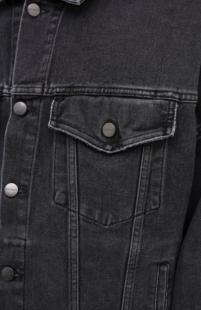 Джинсовая куртка PALM ANGELS черного цвета по цене 62700 руб., арт. PMYE006E20DEN0021001, фото 5 Джинсовая куртка PALM ANGELS, арт. PMYE006E20DEN0021001, фото 5