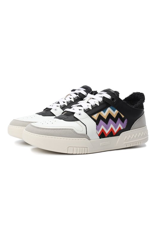 

Кеды из экокожи Missoni, Чёрно-белый