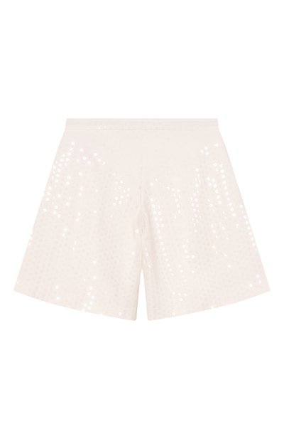 Джинсовые шорты ELIE SAAB JUNIOR кремового цвета по цене 43900 руб., арт. EFPA019/TS1075, фото 2 Джинсовые шорты ELIE SAAB JUNIOR, арт. EFPA019/TS1075, фото 2