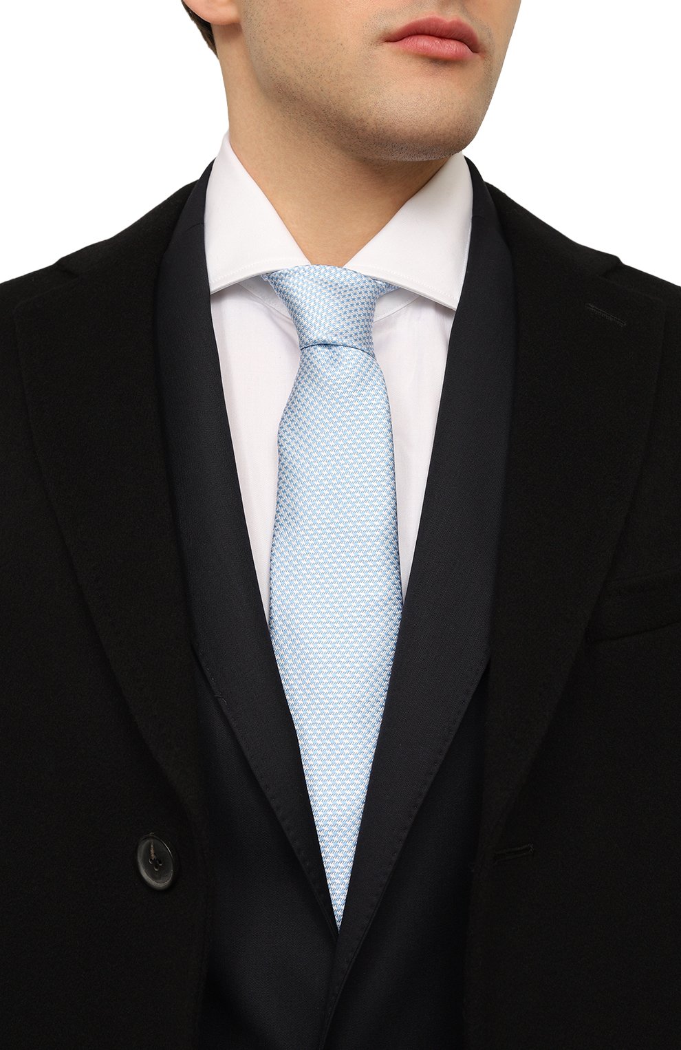 Шелковый галстук KITON, арт. UCRVKLC01I09, фото 2