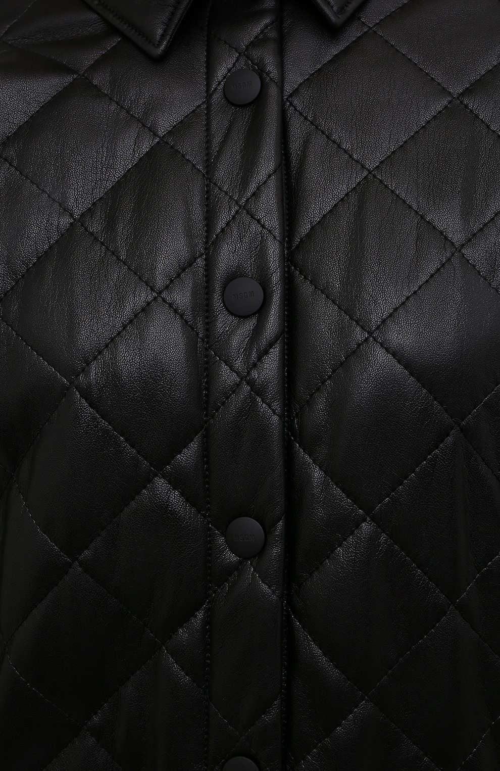 Куртка из экокожи MSGM, арт. 3141MDH13 217616, фото 5