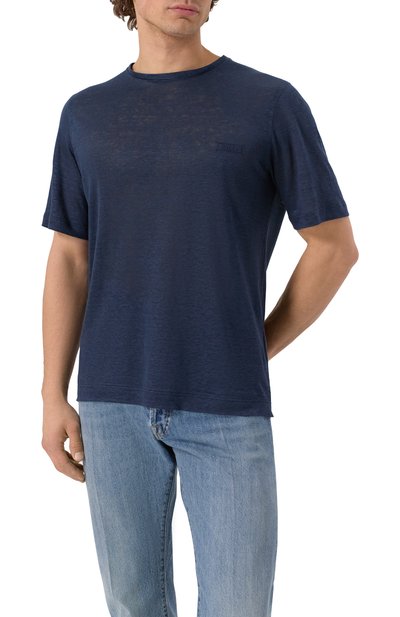 Льняная футболка ZILLI, арт. TSR02AM0800VNI000, фото 3