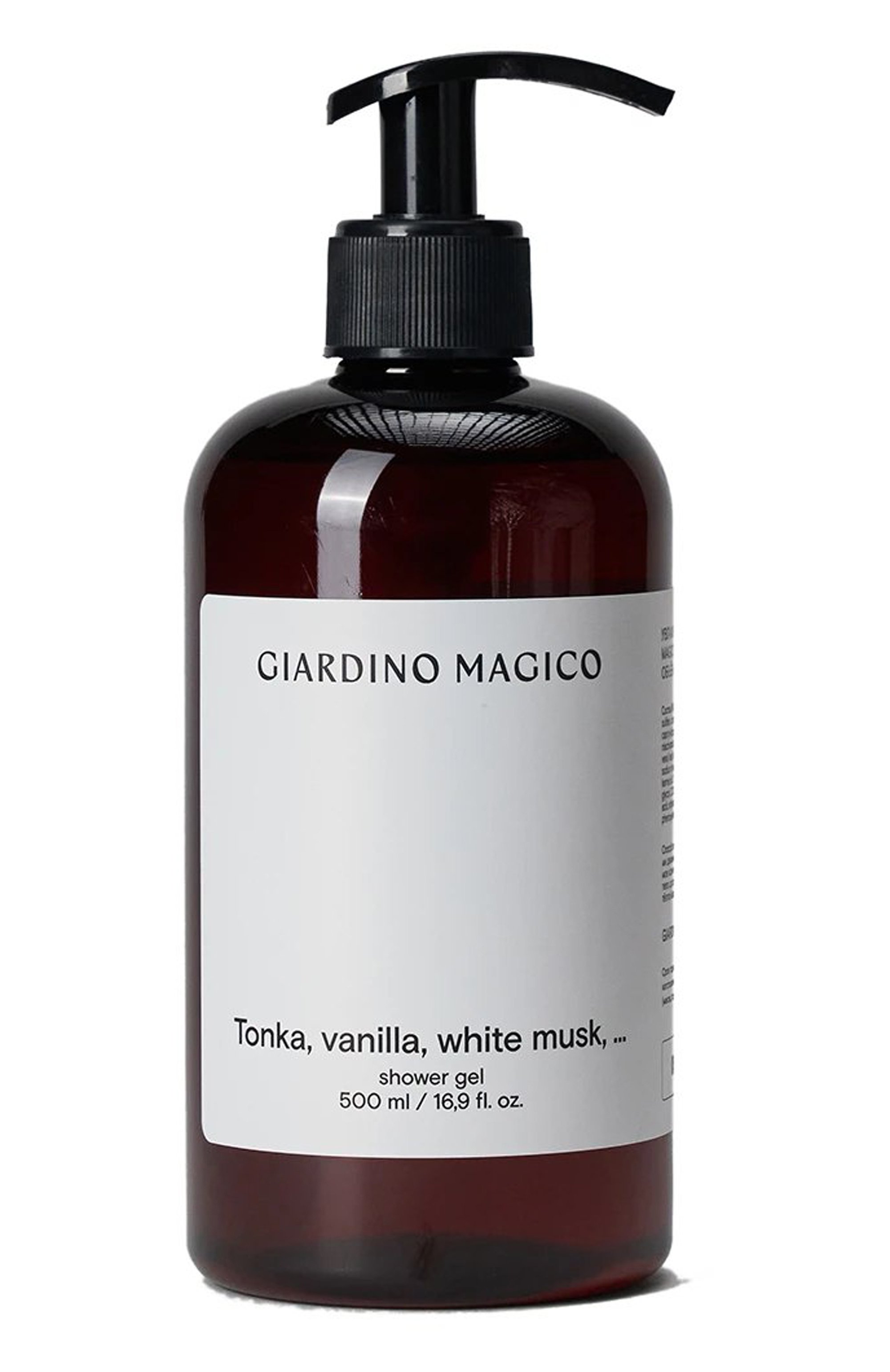 Увлажняющий гель для душа tonka, vanilla, white musk, … (500ml) GIARDINO MAGICO, арт. 4660222280084, фото 1