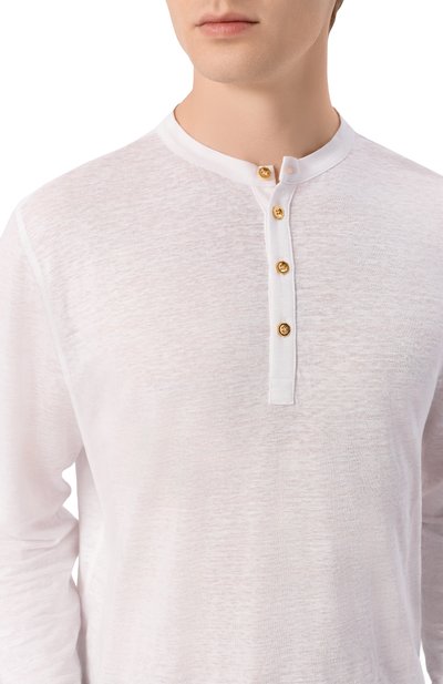 Льняной лонгслив-хенли STEFANO RICCI, арт. K919510S4B/T26205, фото 5