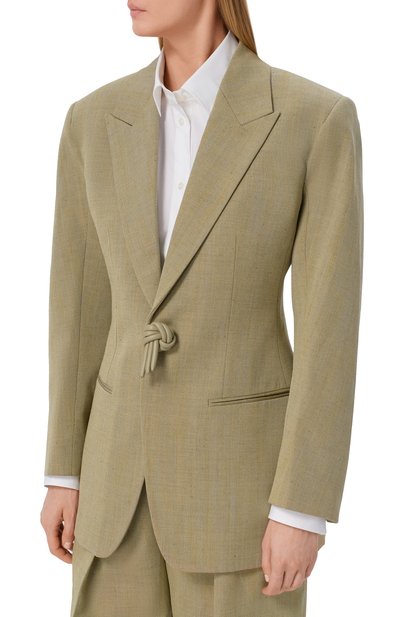 Жакет из шерсти и льна BOTTEGA VENETA, арт. 861430/V6DL0, фото 3