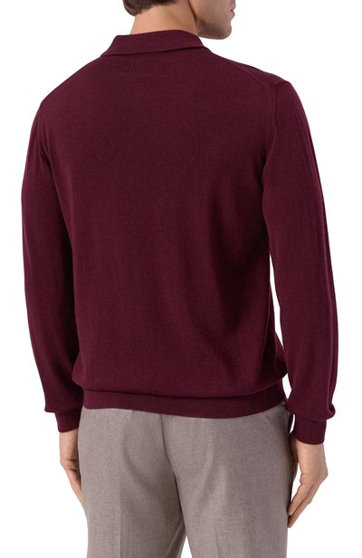 Шерстяное поло DANIELE FIESOLI бордового цвета по цене 22000 руб., арт. DF 0026, фото 4 Шерстяное поло DANIELE FIESOLI, арт. DF 0026, фото 4