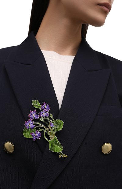 Брошь фиалка лесная РУССКИЕ САМОЦВЕТЫ, арт. 41537, фото 2