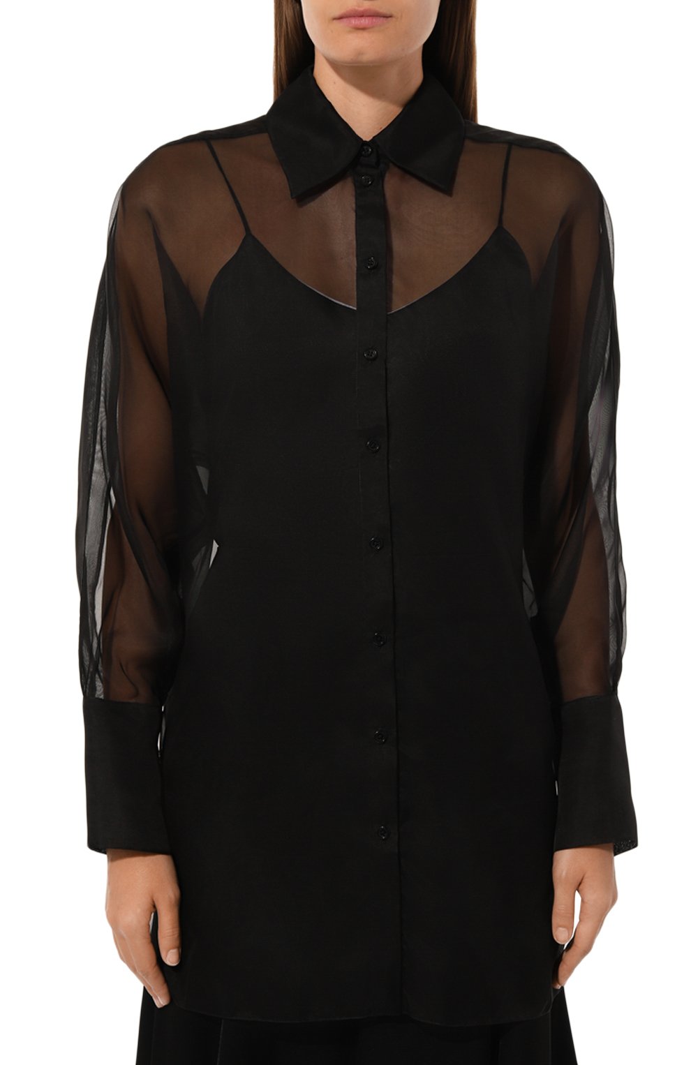 Шелковая блузка LA NEIGE, арт. #CAS-3-LS-ORG-004, фото 3