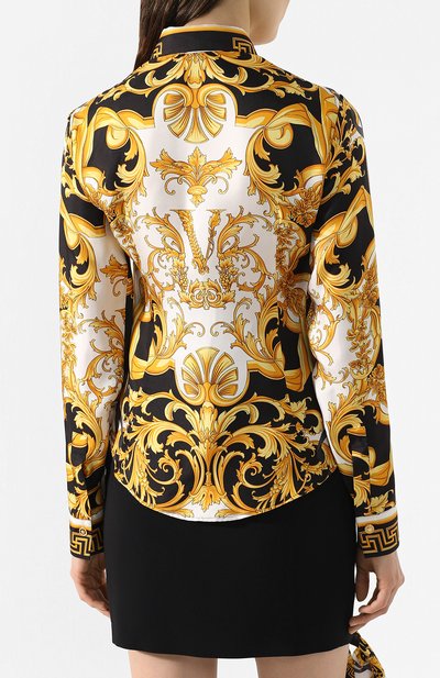 Шелковая рубашка VERSACE, арт. A84722/A233248, фото 4
