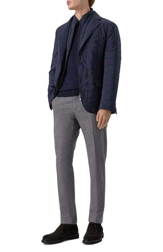 Шерстяные брюки Jacob Cohen 25I P/JUM_PT001 002 S3679 RW Серый  25I P/JUM_PT001 002 S3679 RW Фото 2