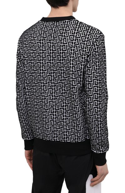 Хлопковый свитшот BALMAIN, арт. VH0JQ040/B089, фото 4