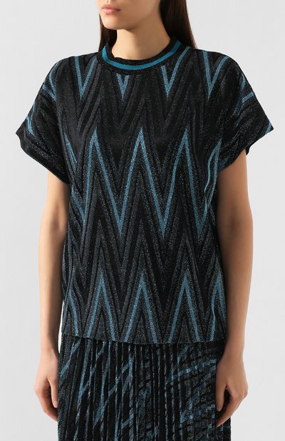 Топ из смеси вискозы и хлопка M MISSONI, арт. 2DJ00062/2J000W, фото 3