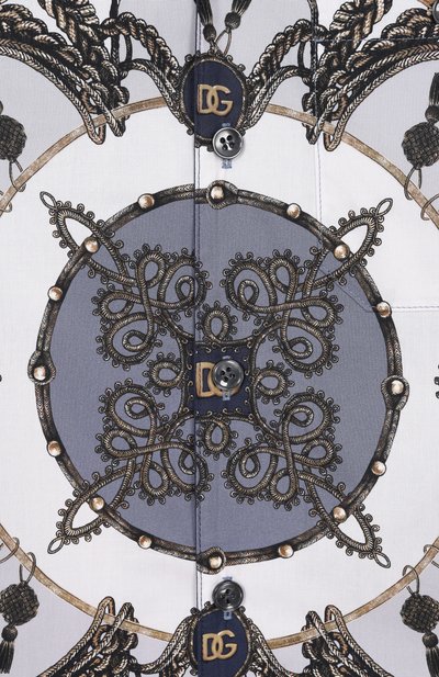 Хлопковая рубашка DOLCE & GABBANA, арт. L44S81/FI5NQ, фото 3