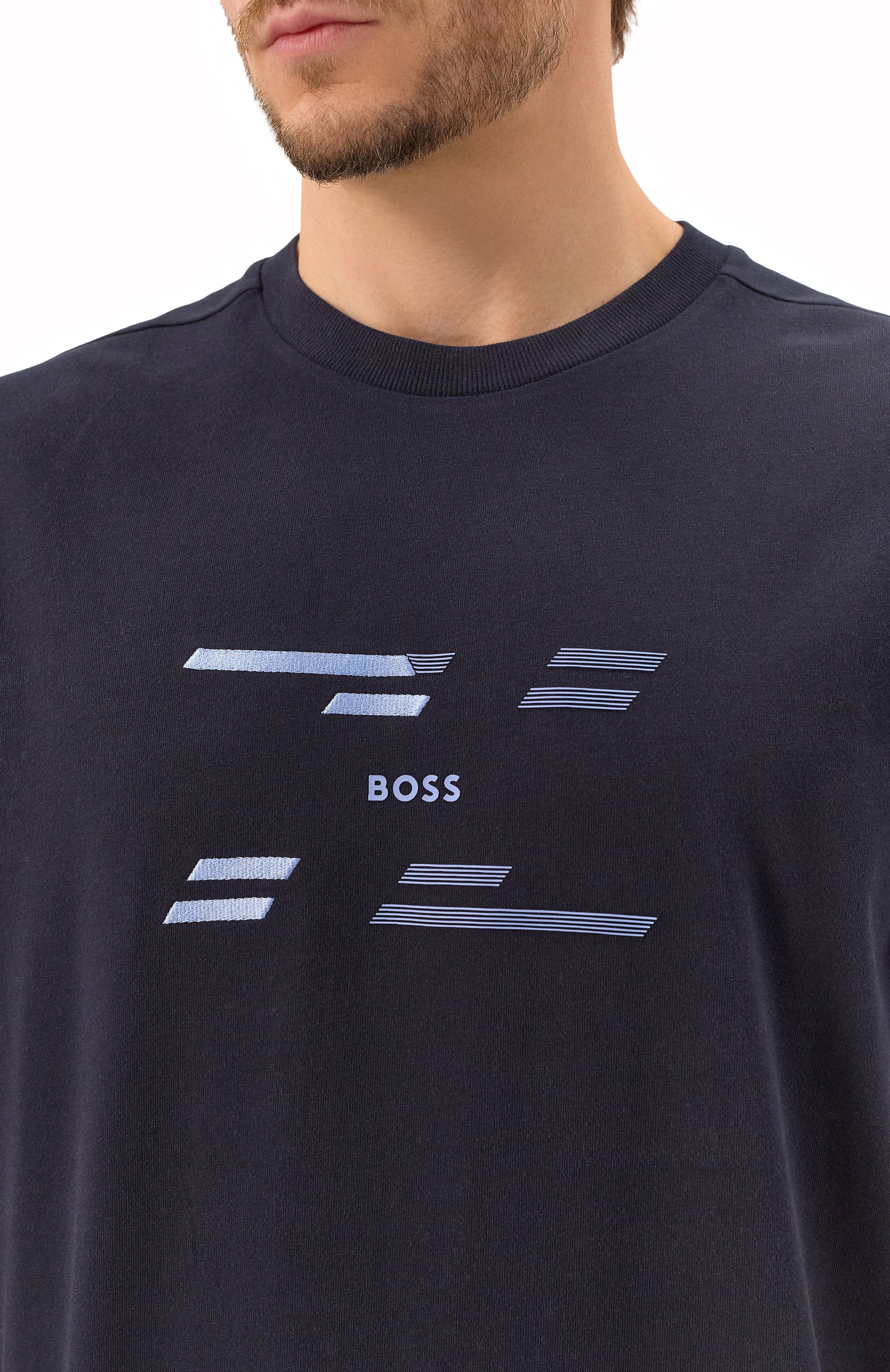 Хлопковая футболка BOSS GREEN, арт. 50530997, фото 5