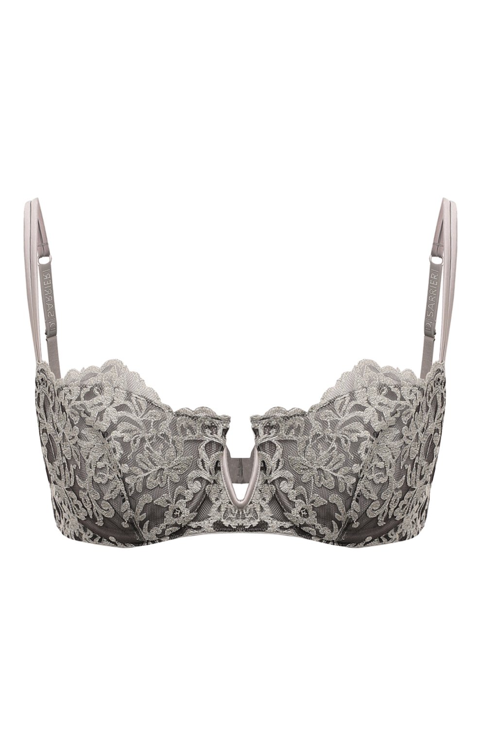 Бюстгальтер-балконет I.D. SARRIERI серебряного цвета по цене 52700 руб., арт. J5327, фото 1 Бюстгальтер-балконет I.D. SARRIERI, арт. J5327, фото 1