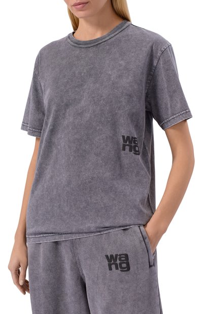 Хлопковая футболка ALEXANDERWANG.T, арт. 4CC3241520, фото 3