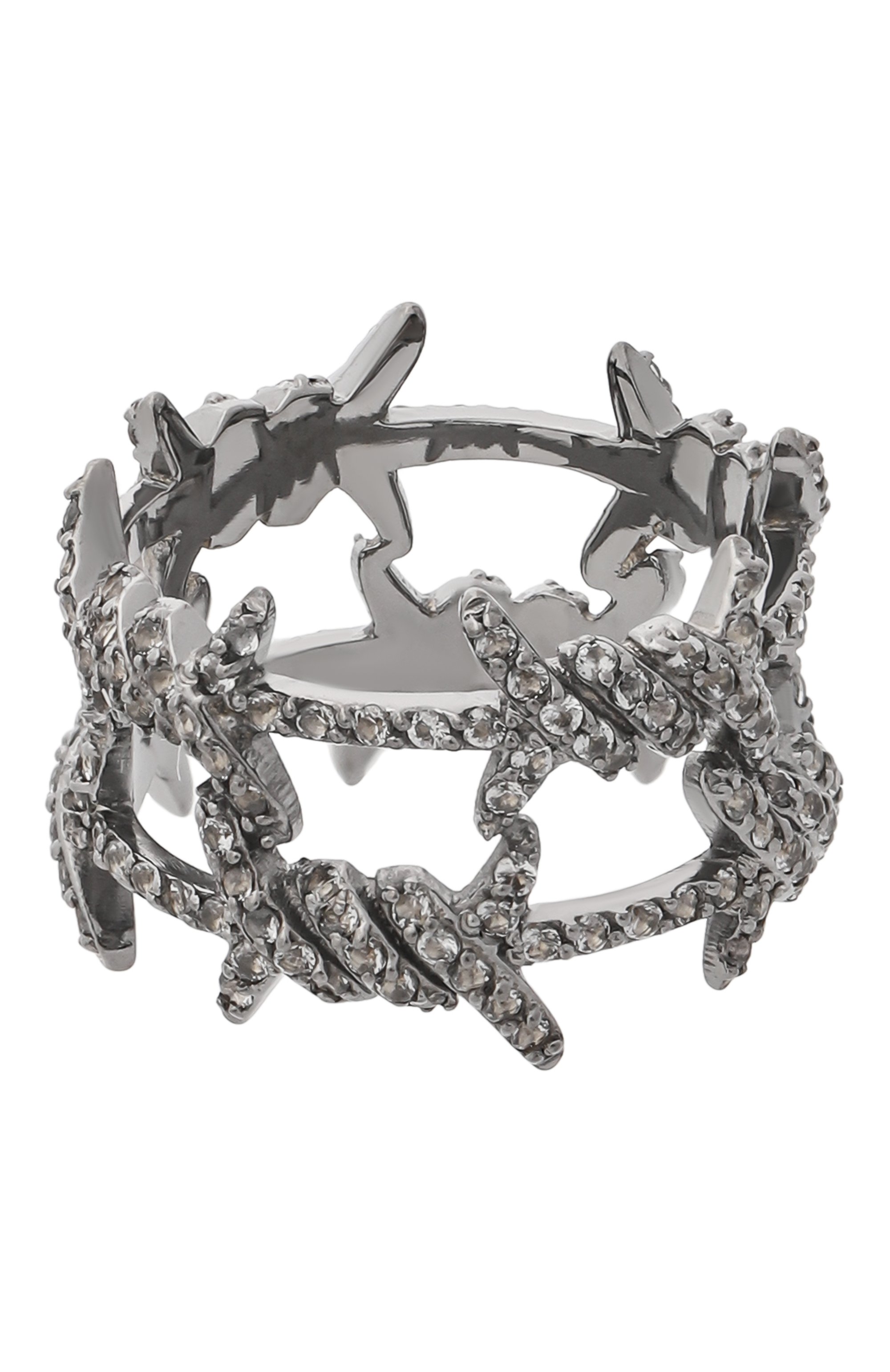 Кольцо CAVIAR JEWELLERY серебряного цвета по цене 21900 руб., арт. TL004G, фото 1 Кольцо CAVIAR JEWELLERY, арт. TL004G, фото 1