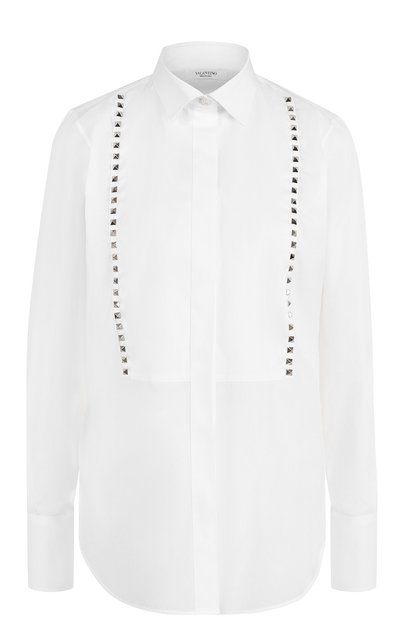 Женская хлопковая рубашка VALENTINO, арт. NB3AB05U/1LW