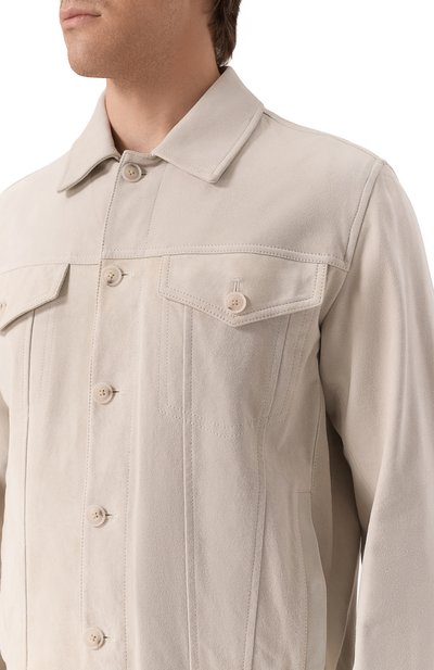 Замшевая куртка-рубашка BOSS, арт. 50538002, фото 5