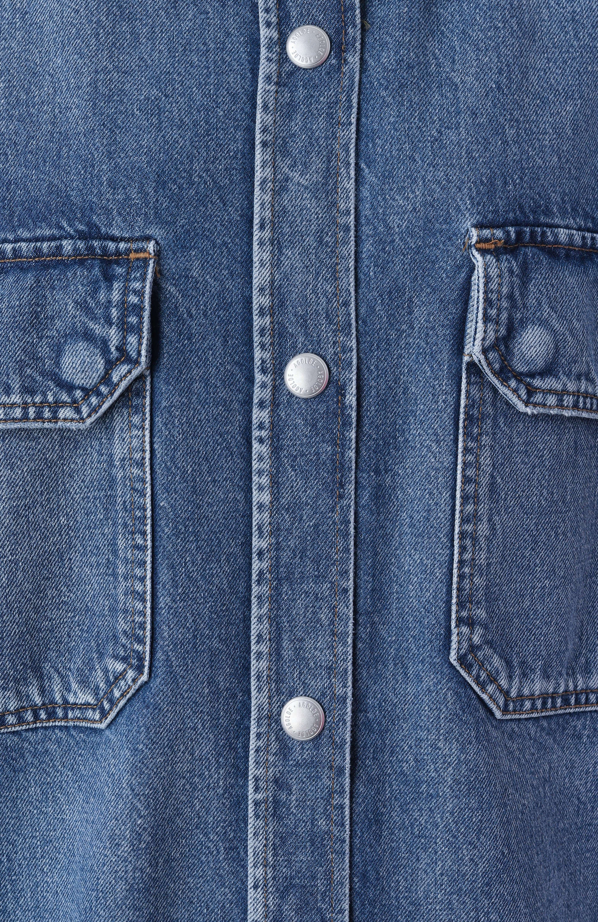 Джинсовая рубашка AGOLDE, арт. A7251-1463, фото 6