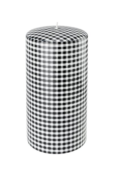 Интерьерная свеча quadretto black&amp;white (20x10cm) PERNICI, арт. 8001962082327