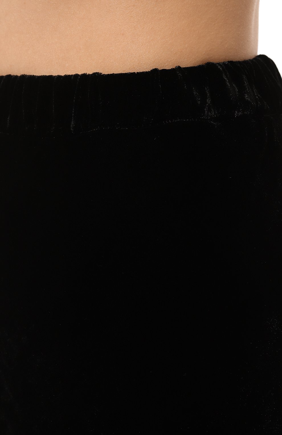 Бархатная юбка ANTONELLI FIRENZE черного цвета по цене 79950 руб., арт. K9217/716P, фото 5 Бархатная юбка ANTONELLI FIRENZE, арт. K9217/716P, фото 5