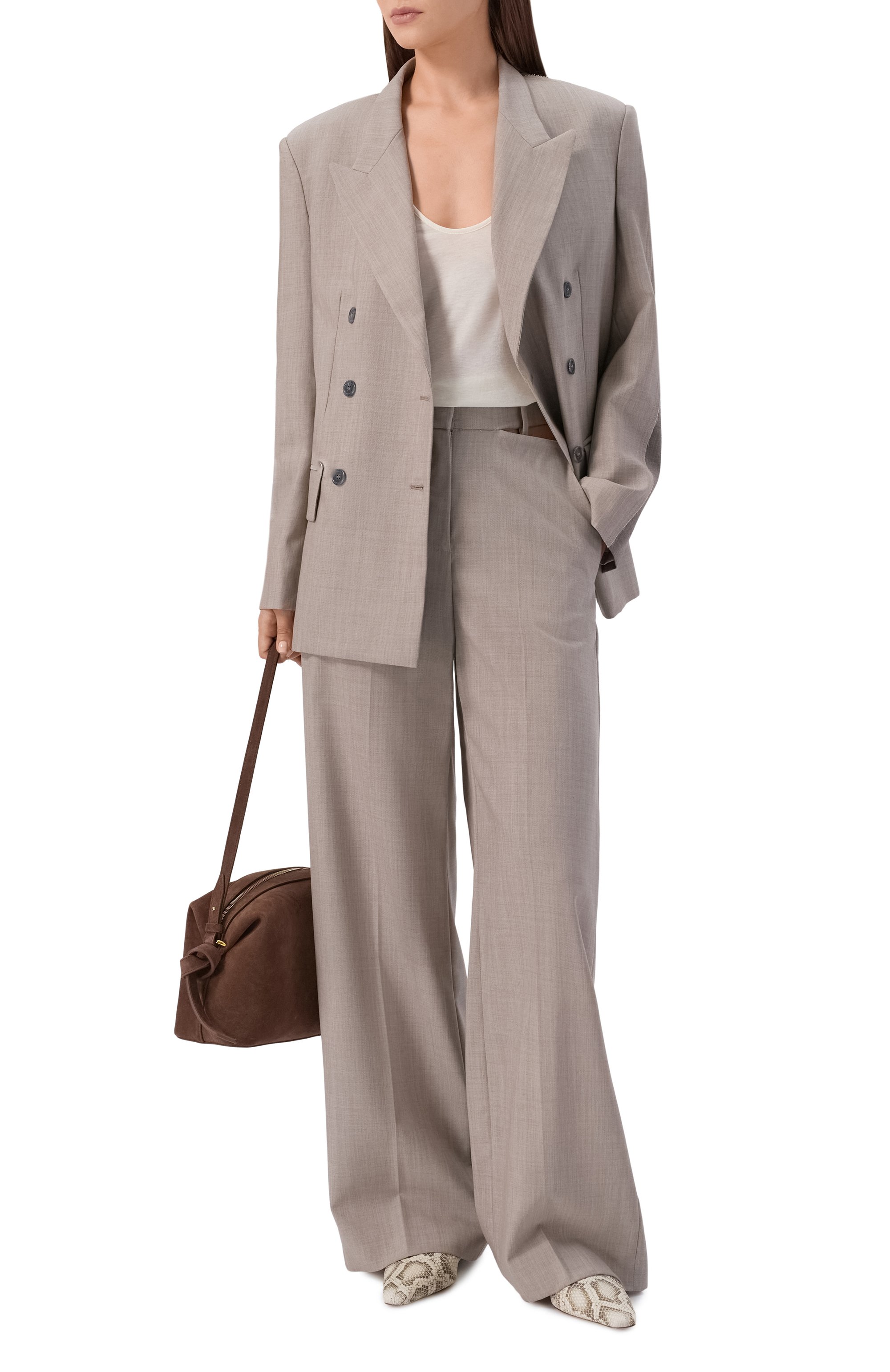 Шерстяные брюки ERIKA CAVALLINI, арт. P6SZ12, фото 2