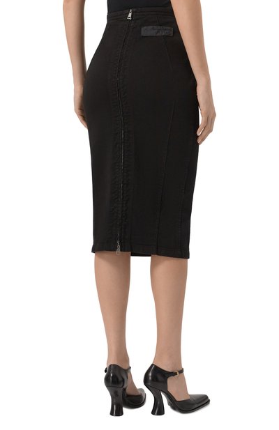Хлопковая юбка N21 черного цвета по цене 42150 руб., арт. C011/0068, фото 4 Хлопковая юбка N21, арт. C011/0068, фото 4