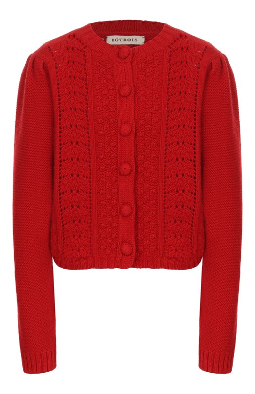 Шерстяной кардиган Botrois SKU11455795 Красный SKU11455795