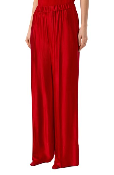 Брюки из вискозы ARMARIUM красного цвета по цене 116000 руб., арт. ARMFWP012/V015_001, фото 3 Брюки из вискозы ARMARIUM, арт. ARMFWP012/V015_001, фото 3