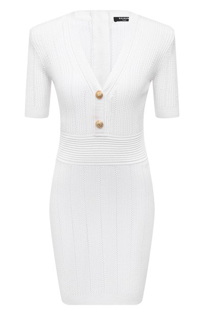 Женское платье из вискозы BALMAIN, арт. AF1R6030KB39