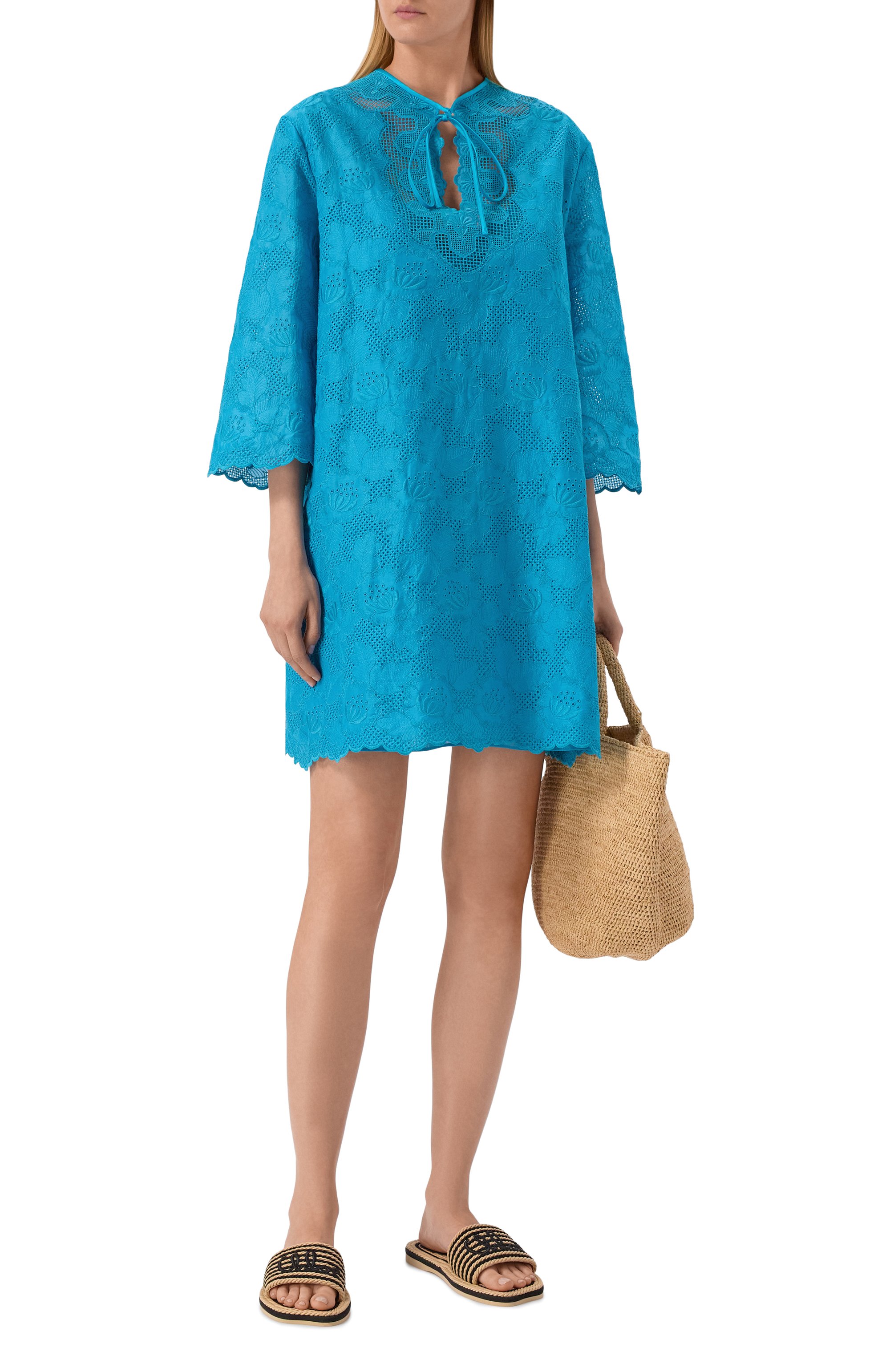 Текстильные шлепанцы chloé sand CHLOÉ, арт. CH26U19AXP, фото 3