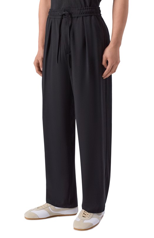 Шерстяные брюки Attachment AP61-038 Чёрный  AP61-038 Фото 3