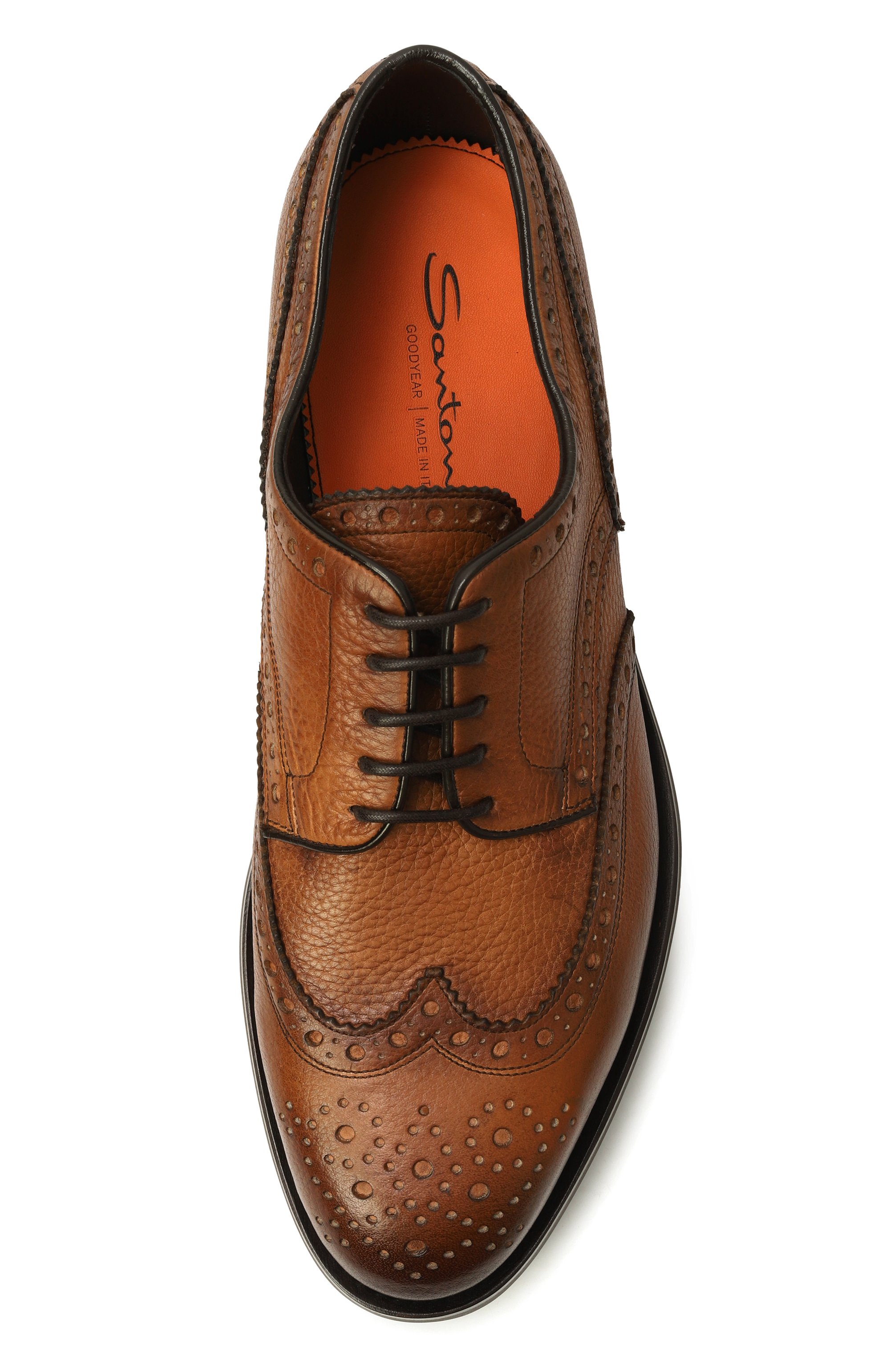 Кожаные дерби colin SANTONI, арт. MCCG15761PI2HHAS, фото 6