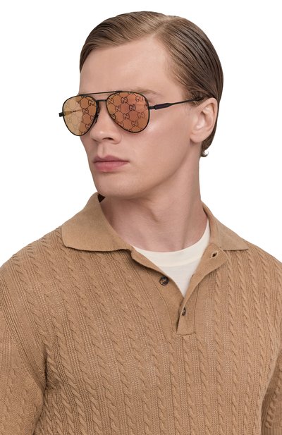 Солнцезащитные очки GUCCI желтого цвета по цене 53300 руб., арт. GG1874S 005, фото 2 Солнцезащитные очки GUCCI, арт. GG1874S 005, фото 2