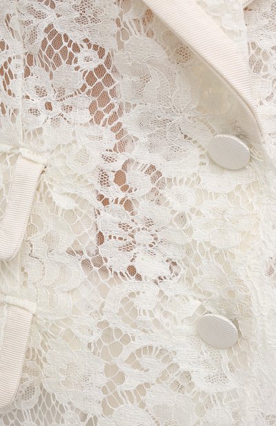 Жакет DOLCE & GABBANA белого цвета по цене 363000 руб., арт. F29EPT/HLMEA, фото 5 Жакет DOLCE & GABBANA, арт. F29EPT/HLMEA, фото 5