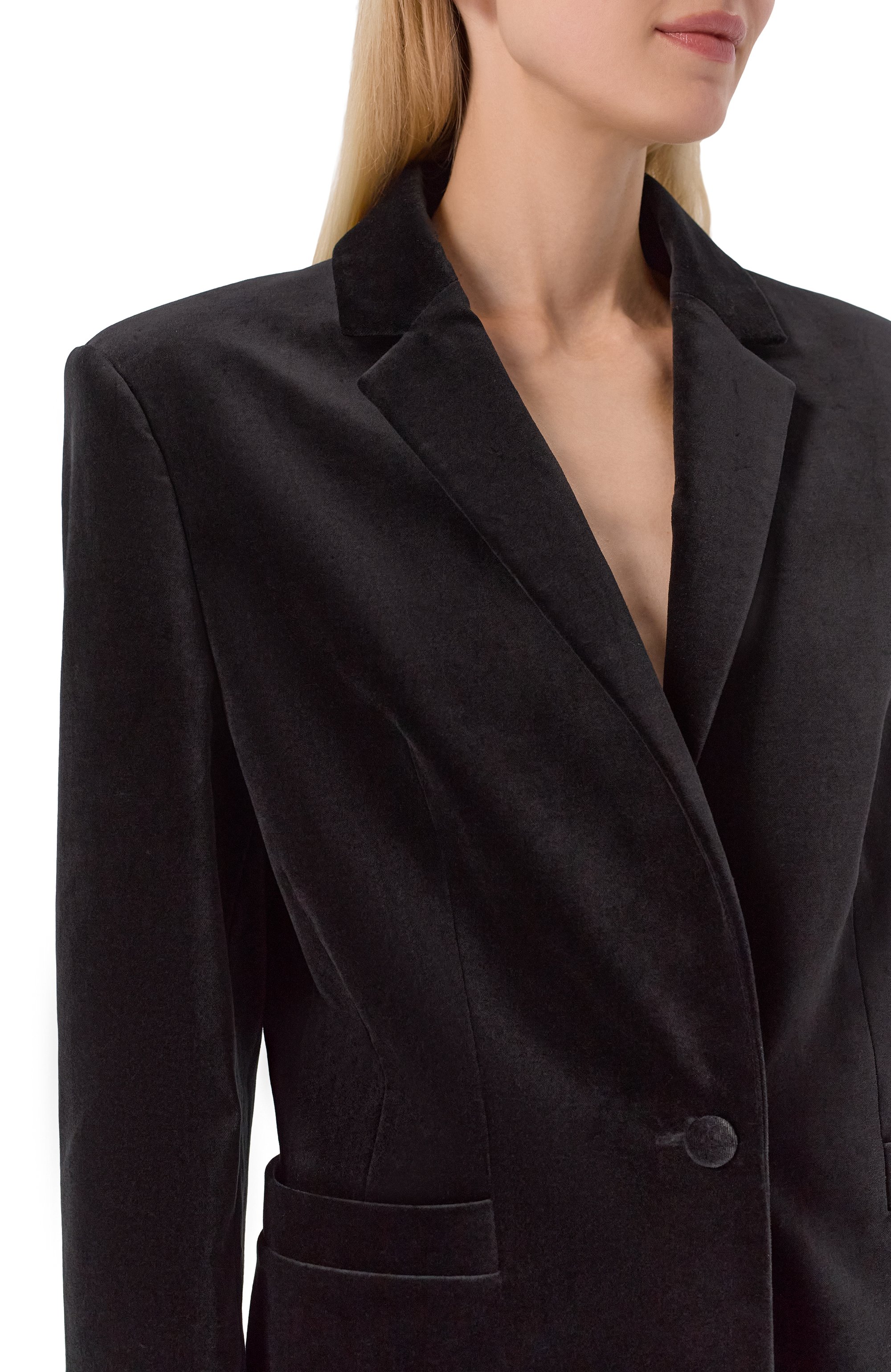 Бархатный жакет RUBAN черного цвета по цене 180000 руб., арт. RFW25/26-3.1.511.2, фото 5 Бархатный жакет RUBAN, арт. RFW25/26-3.1.511.2, фото 5