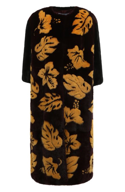 Женская шуба из норки PRADA, арт. 166386-1FHK-F0PVG-211